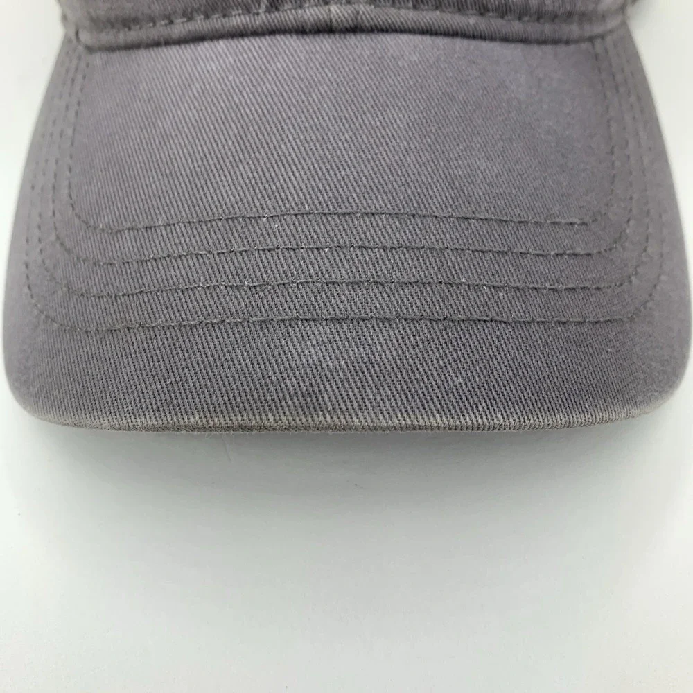 OG&E Vets Hat Gray Adjustable Strapback OSFM Adult Cap America Red White Blue
